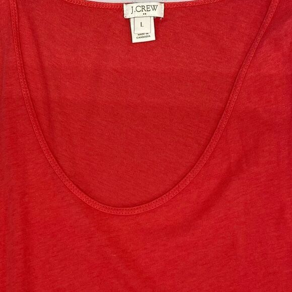 J. Crew Scoop Neck Tank size Large - Picture 4 of 6